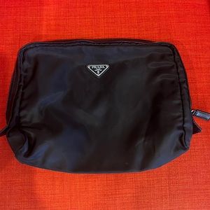 Authentic prada nylon cosmetic bag